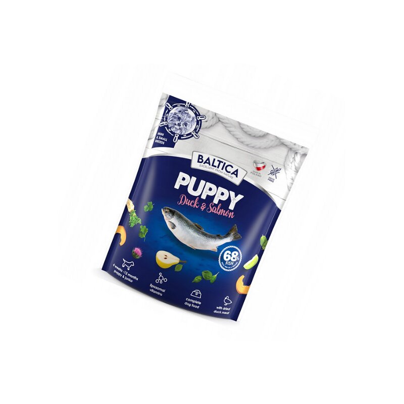 BALTICA Excellent Puppy Duck with Salmon XS/S - sucha karma dla psa - 1kg