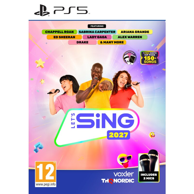 Let's Sing 2027 + 2 Mikrofony Gra PS5