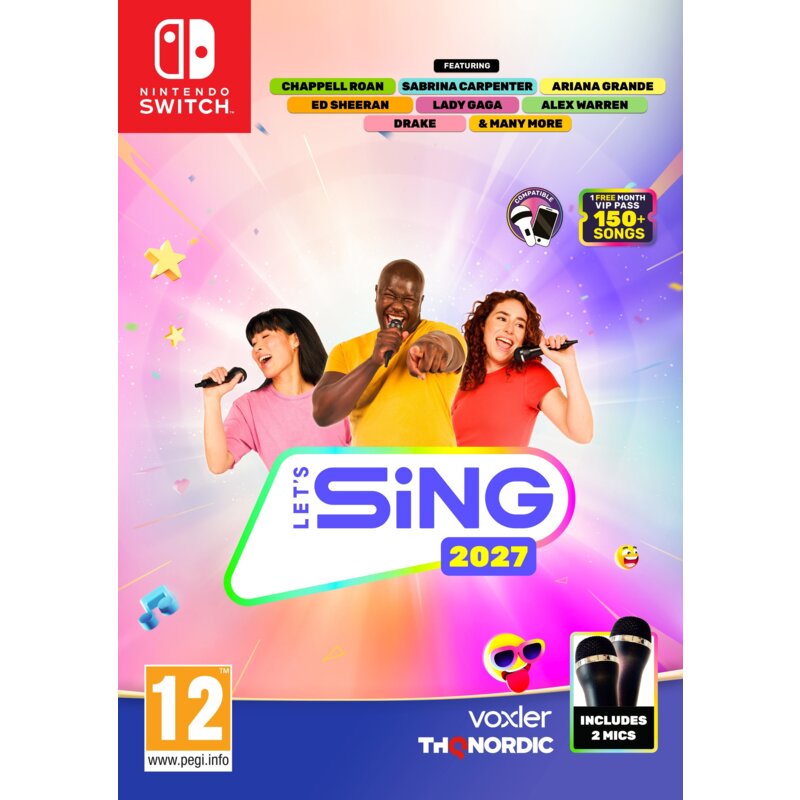 Let's Sing 2027 + 2 Mikrofony Gra NINTENDO SWITCH