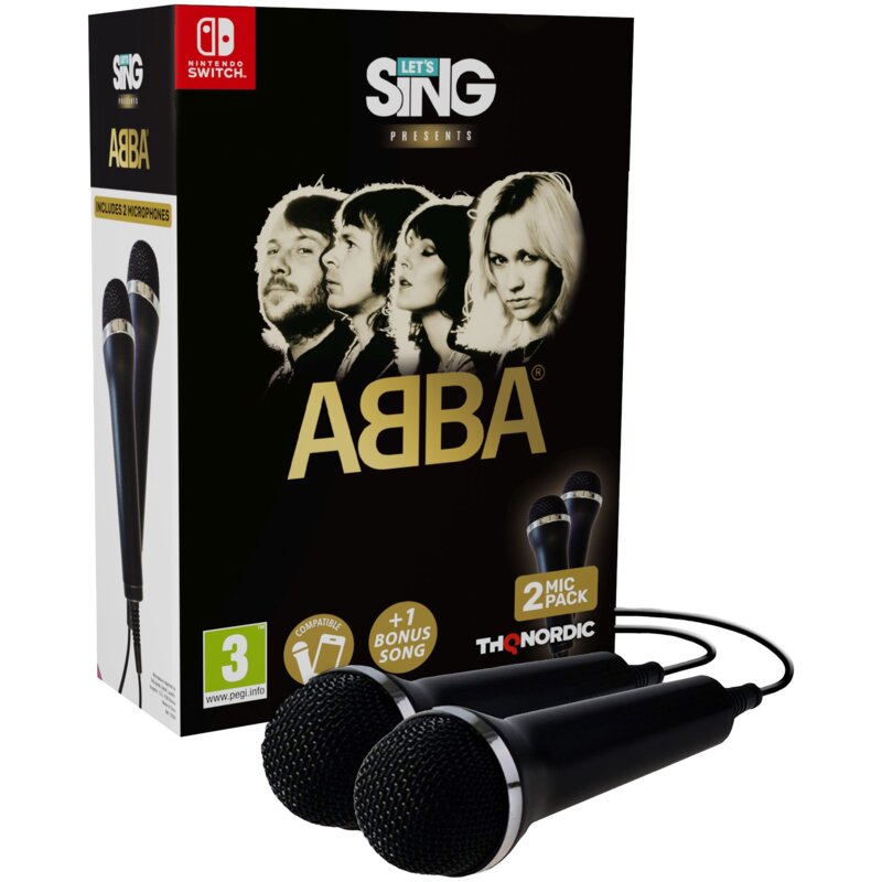 Let's Sing ABBA 2027 + 2 Mikrofony Gra NINTENDO SWITCH
