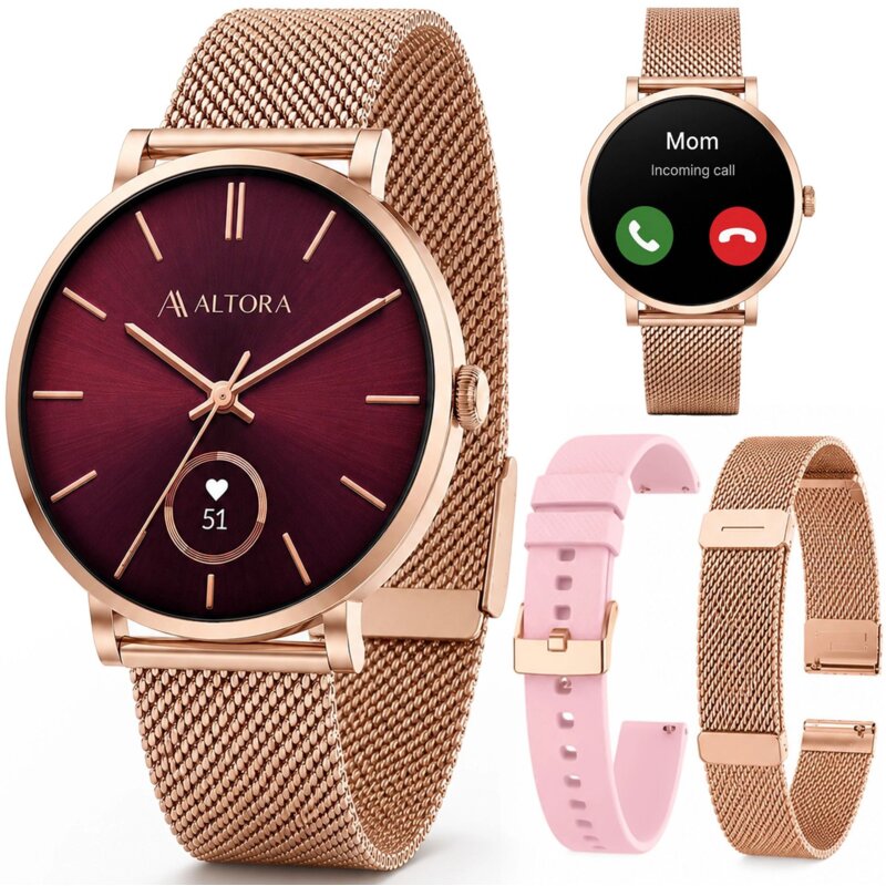 Smartwatch 3MK Altora Vivid Lady Złoty