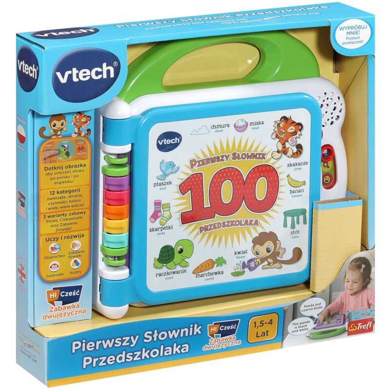 Zabawka edukacyjna VTECH Pre School Pierwszy Słownik 100 Przedszkolaka VTC601509