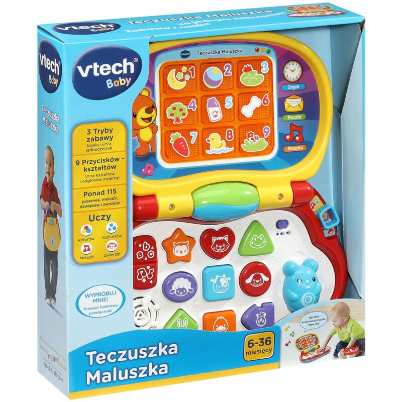 Zabawka edukacyjna VTECH Baby Teczuszka Maluszka VTC191209