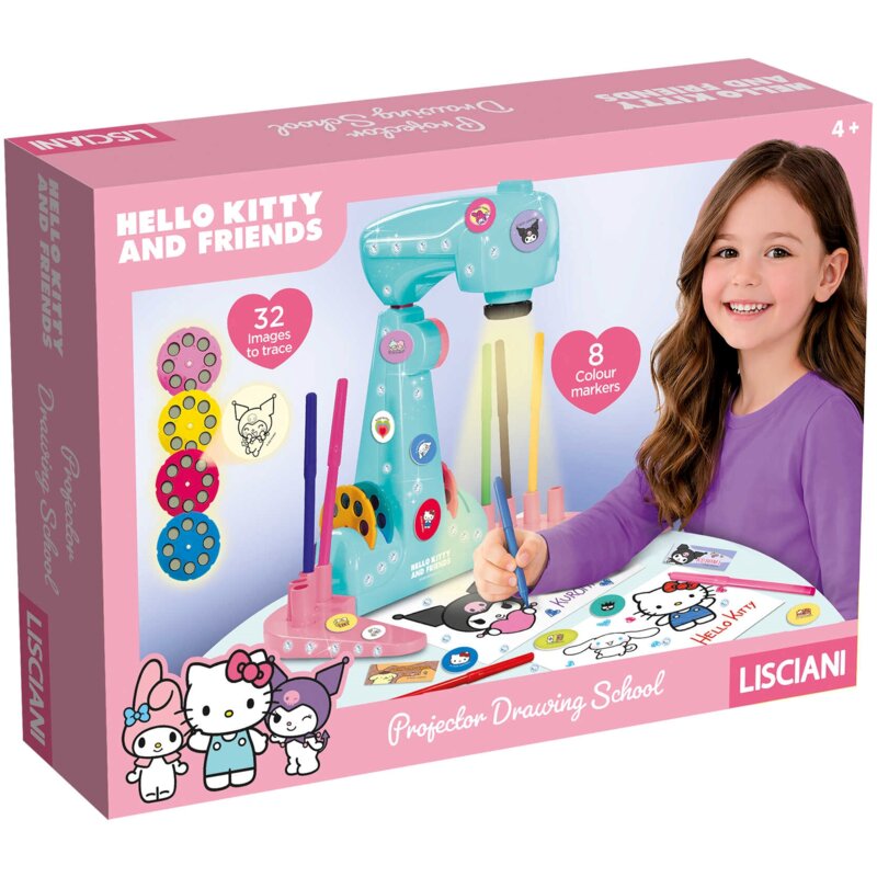 Zestaw kreatywny LISCIANI Hello Kitty and Friends Szkoła rysowania z projektorem 304-119707