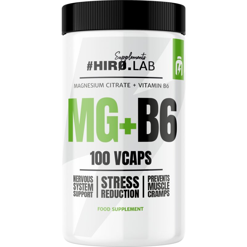 Kompleks witamin i minerałów HIRO.LAB MG + B6 (100 kapsułek)