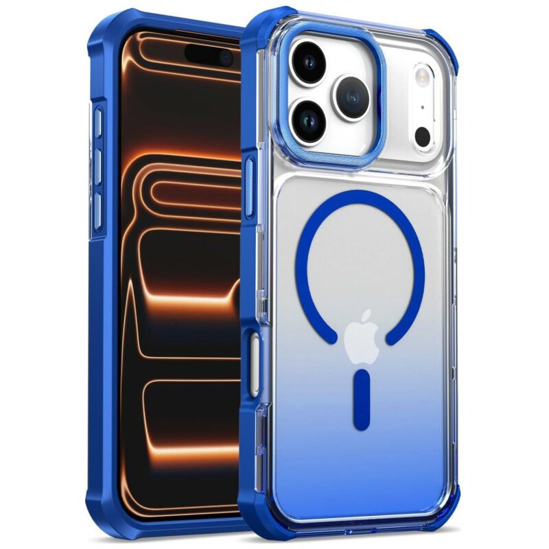 Etui BELINE MagRing MagSafe do Apple iPhone 18 Pro Niebieski