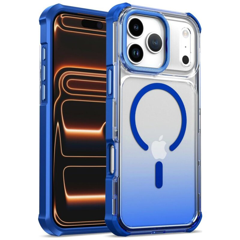 Etui BELINE MagRing MagSafe do Apple iPhone 18 Pro Max Niebieski