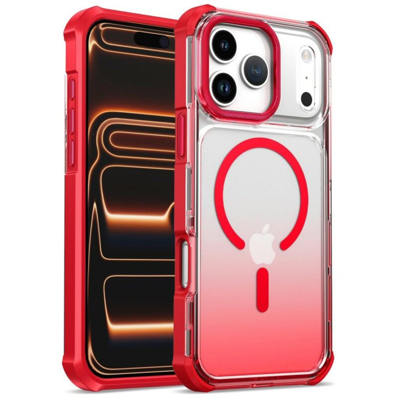 Etui BELINE MagRing MagSafe do Apple iPhone 18 Pro Czerwony