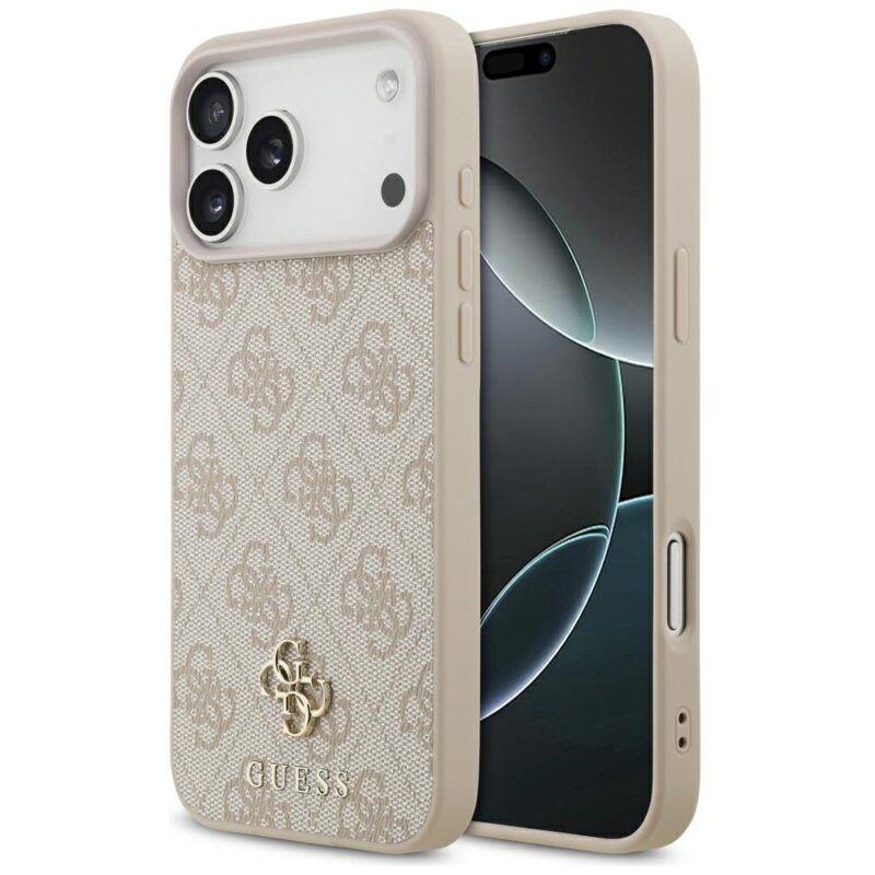 Etui GUESS 4G Small Classic Logo MagSafe do Apple iPhone 17 Pro Max/18 Pro Max Różowy
