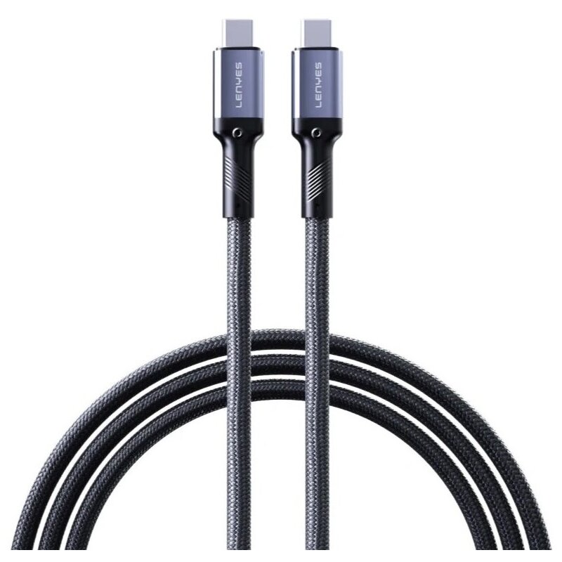 Kabel USB-C - USB-C LENYES LC509 TC-TC 60W 1 m Szary