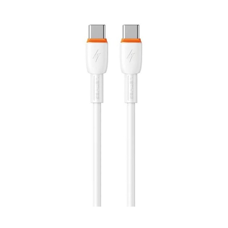 Kabel USB-C - USB-C LENYES LC545 TC-TC 60W 1 m Biały