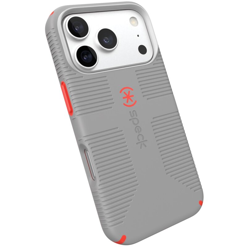 Etui SPECK Candyshell Grip MagSafe do Apple iPhone 17 Pro/18 Pro Szary