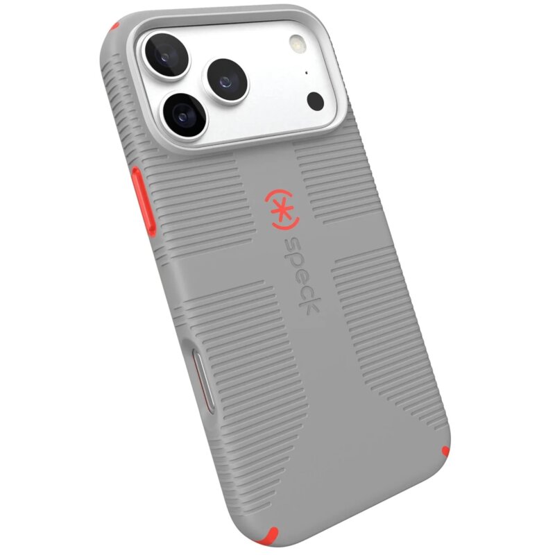 Etui SPECK Candyshell Grip MagSafe do Apple iPhone 17 Pro Max/18 Pro Max Szary