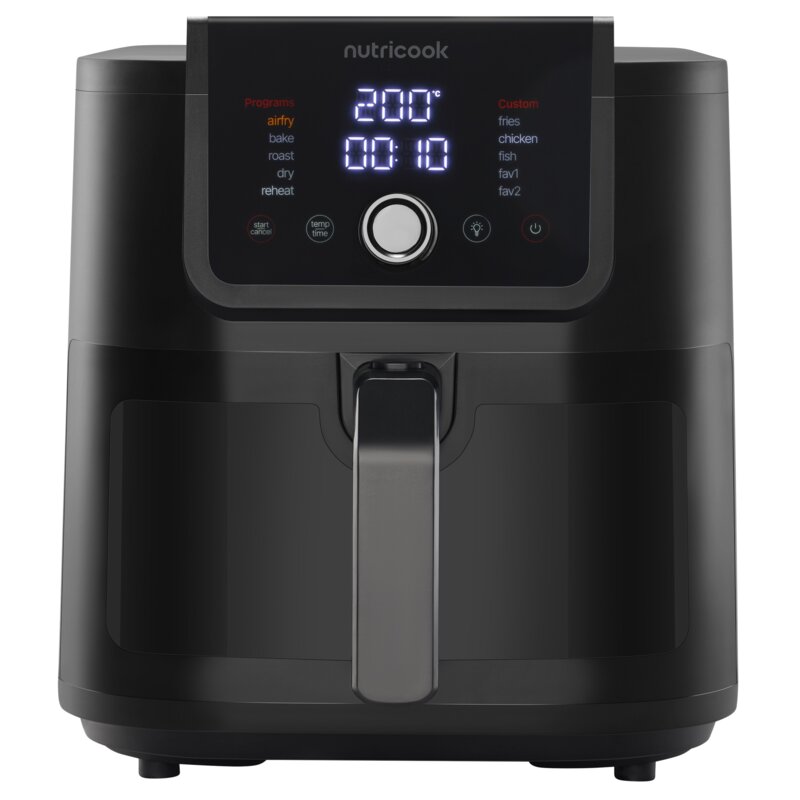 Air Fryer Frytkownica beztłuszczowa NUTRICOOK NC-AFS330EU 8l z okienkiem do obserwacji postępów gotowania