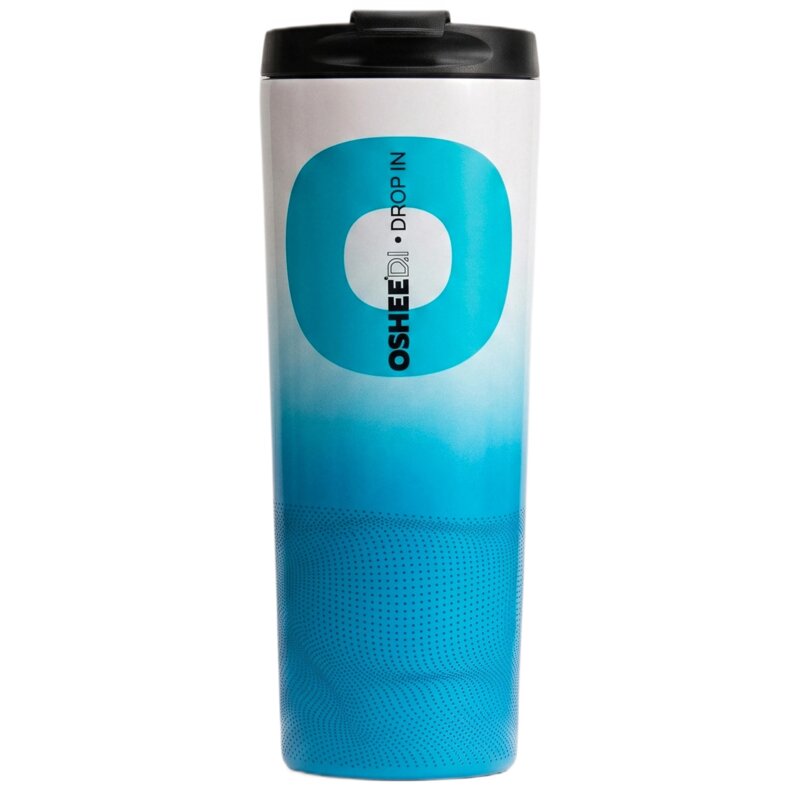 Kubek termiczny OSHEE DROP IN HydraSlim Niebieski 600 ml