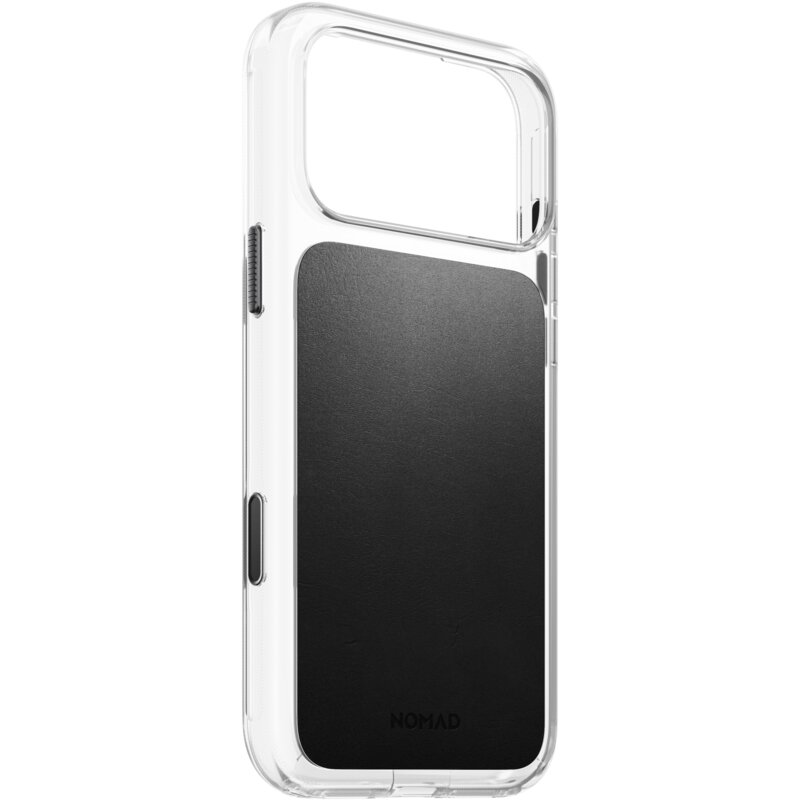 Etui NOMAD Clear Leather Case do Apple iPhone 17 Pro Max/18 Pro Max Czarny