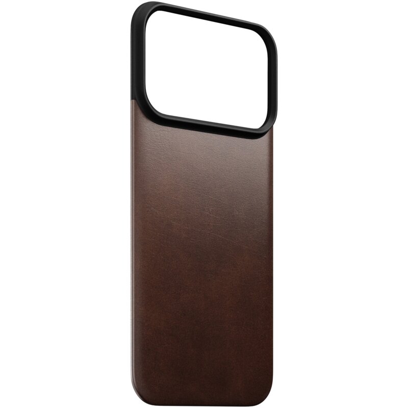 Etui NOMAD Magnetic Leather Back do Apple iPhone 17 Pro/18 Pro Brązowy