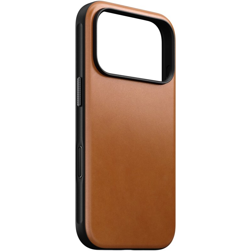 Etui NOMAD Modern Leather Case do Apple iPhone 17 Pro/18 Pro Jasnobrązowy