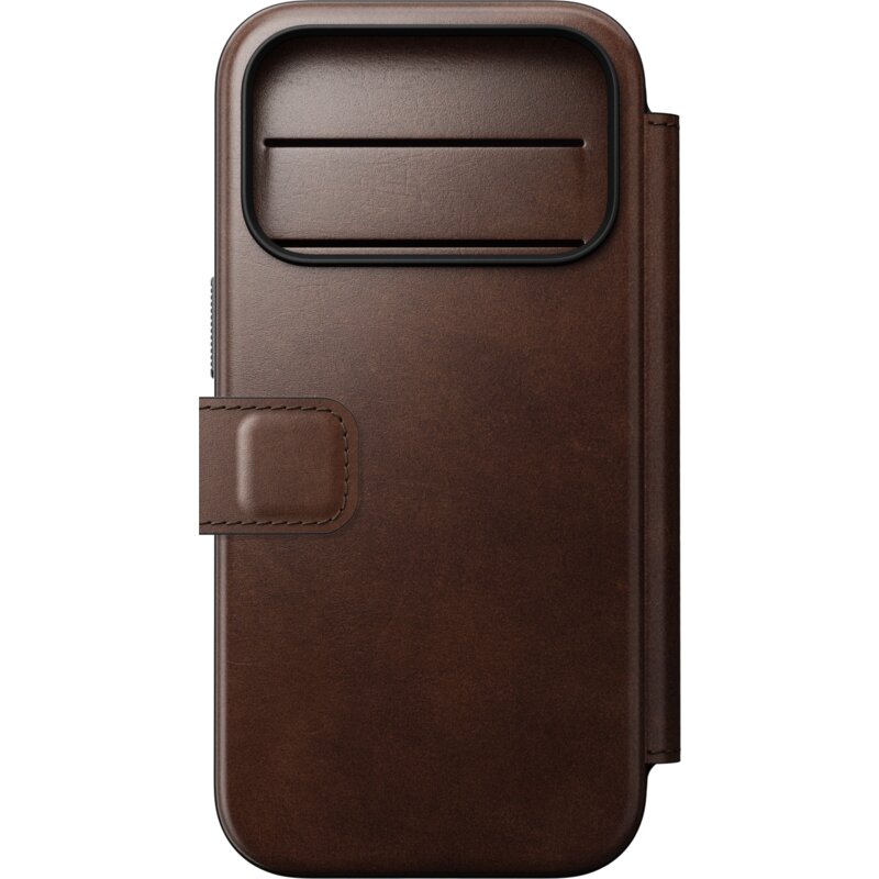 Etui NOMAD Modern Leather Folio do Apple iPhone 17 Pro/18 Pro Brązowo-czarny