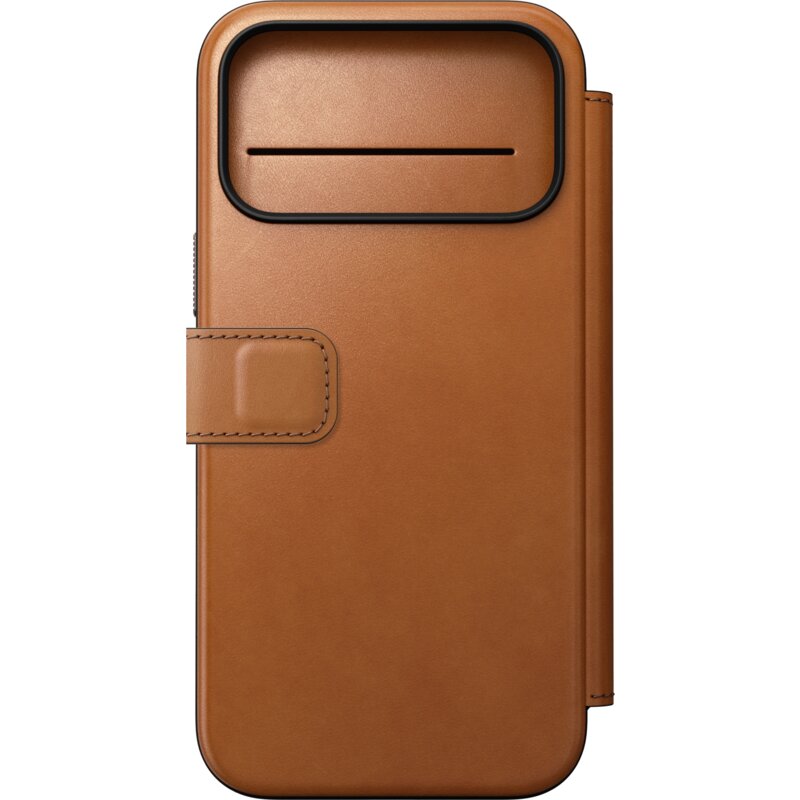 Etui NOMAD Modern Leather Folio do Apple iPhone 17 Pro Max/18 Pro Max Jasnobrązowo-czarny