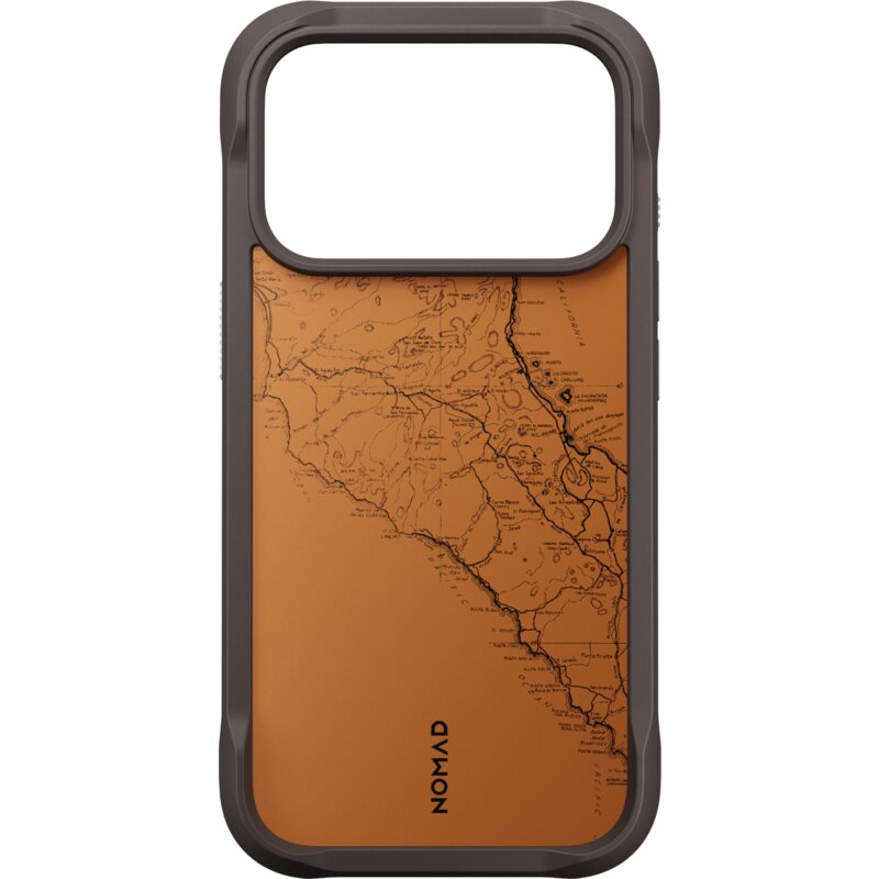 Etui NOMAD Rugged Case do Apple iPhone 17 Pro/18 Pro Czarno-pomarańczowy