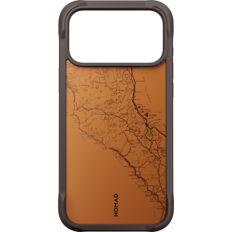 Etui NOMAD Rugged Case do Apple iPhone 17 Pro Max/18 Pro Max Czarno-pomarańczowy