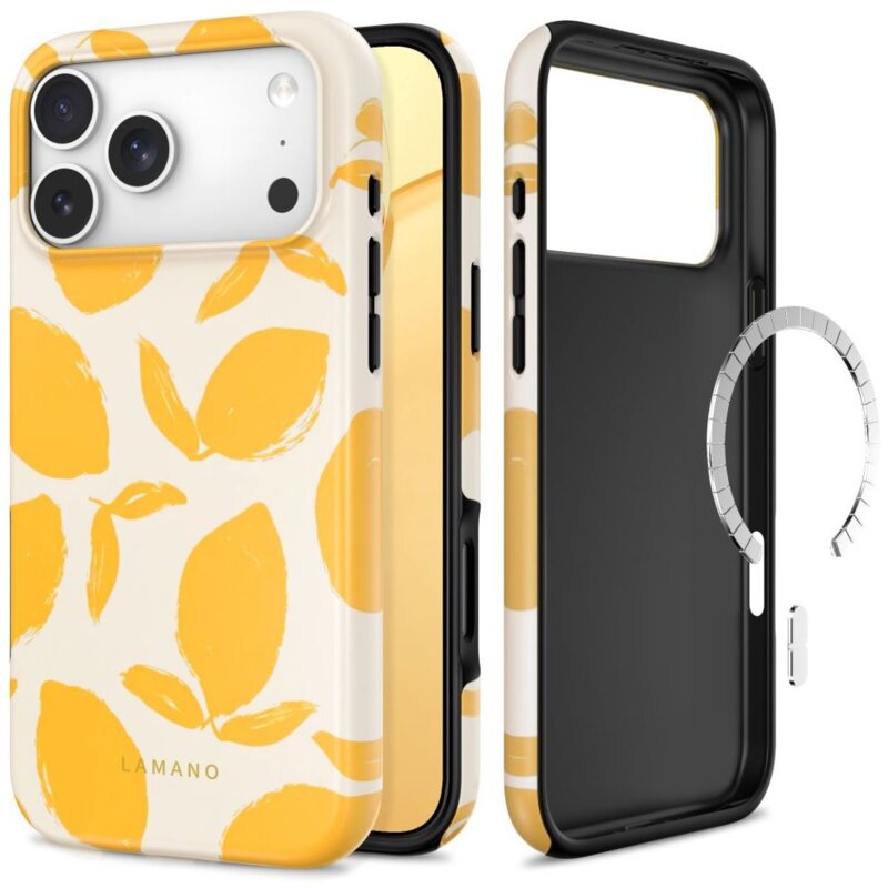 Etui TECH-PROTECT Lamano MagSafe do Apple iPhone 17 Pro Max/18 Pro Max Kremowy