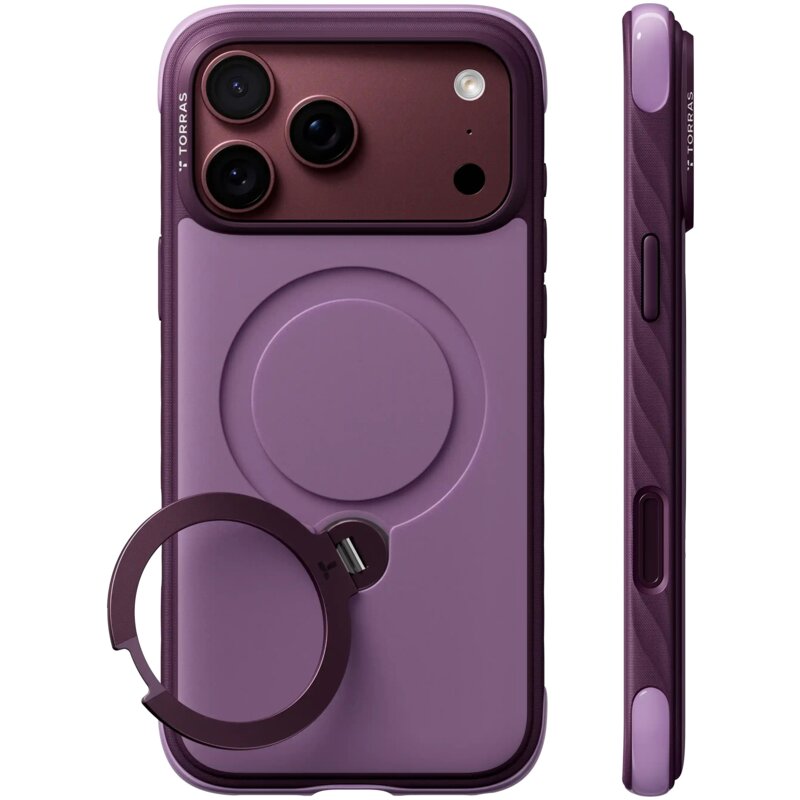 TORRAS Ostand Q3 Rugg do iPhone 18 Pro Max / 17 Pro Max MagSafe (pu