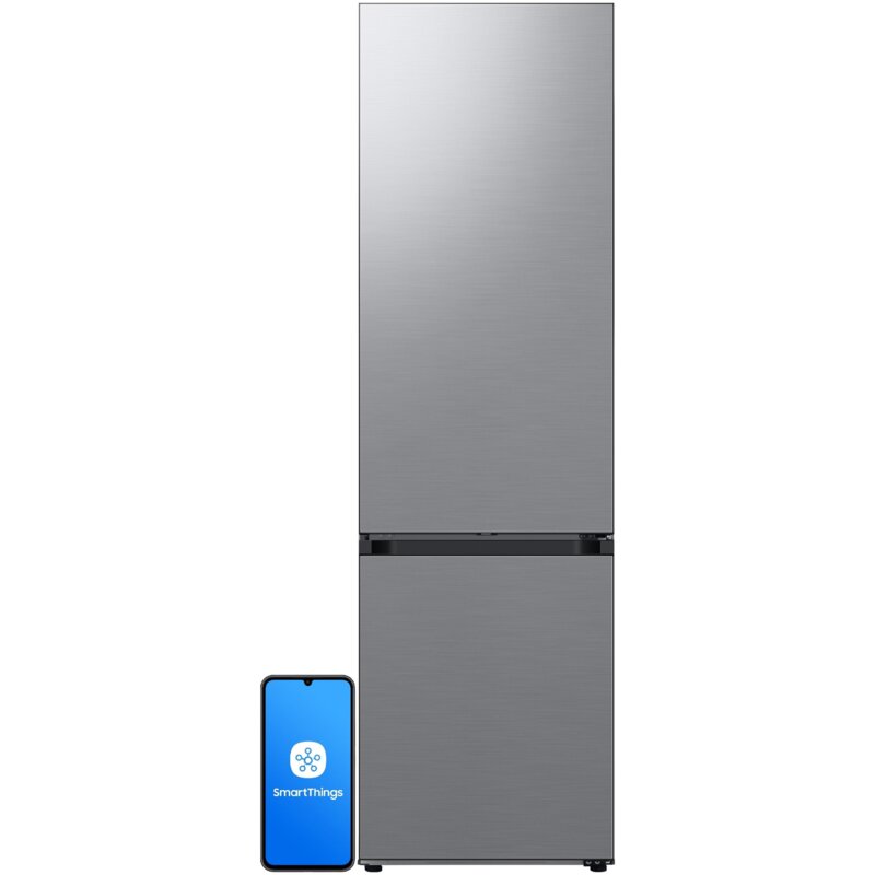 Lodówka SAMSUNG RB38C6B3ES9/EF No Frost AI Energy Mode 2.0 203cm Szczotkowana stal nierdzewna