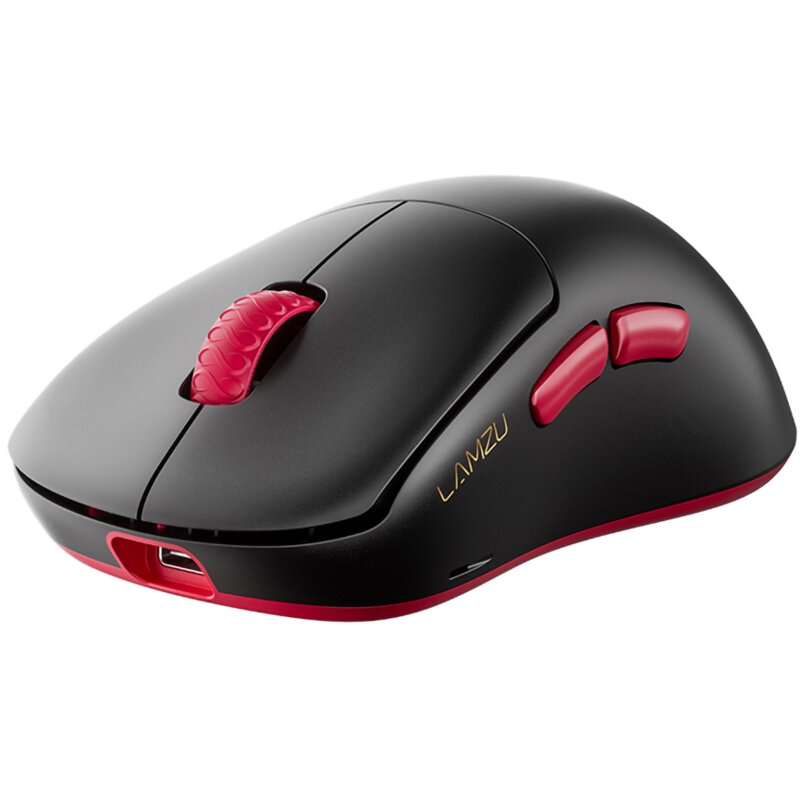 Mysz LAMZU Thorn V2 Czarno-czerwony