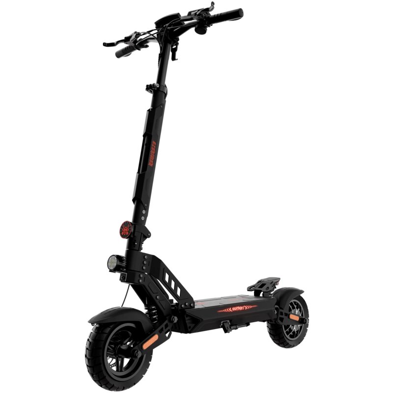 Hulajnoga elektryczna KAMIKAZE K1 Plus Nightmare 80km 1000W Amortyzacja 10" Czarno-czerwony