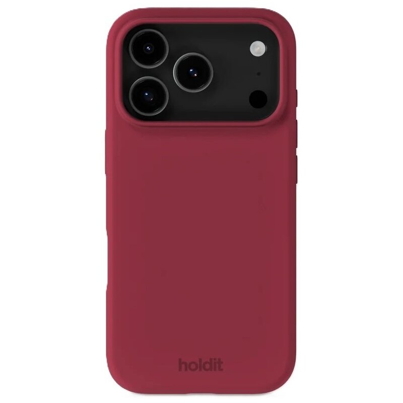 Etui HOLDIT Silicone Case do Apple iPhone 17 Pro Max/18 Pro Max Czerwony