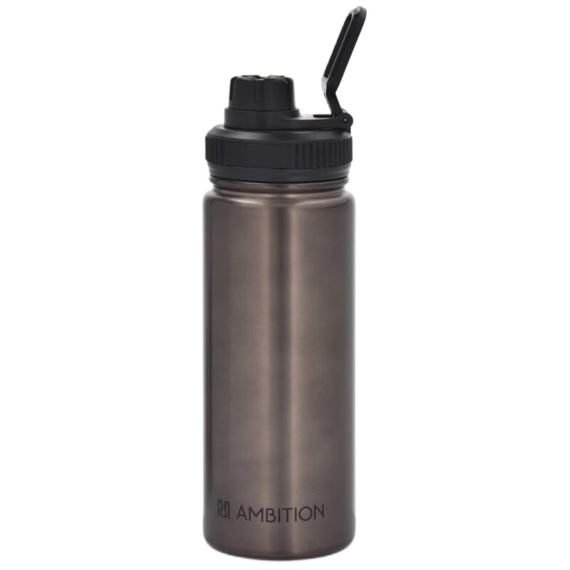 Butelka termiczna AMBITION Gym Szary 550 ml
