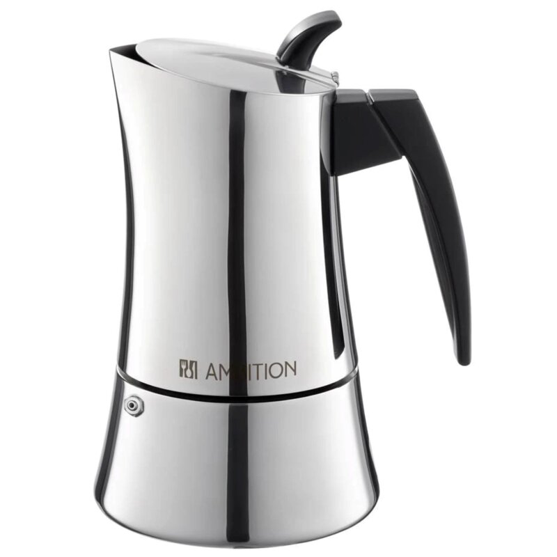 Kawiarka AMBITION Steel Srebrny 200 ml