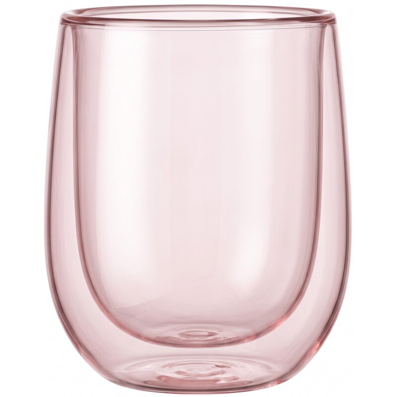 Zestaw szklanek AMBITION Ombre 350 ml Różowy (2 sztuki)