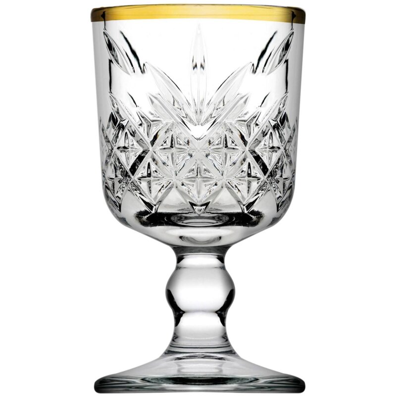 Zestaw kieliszków PASABAHCE Timeless Gold 60 ml (6 sztuk)