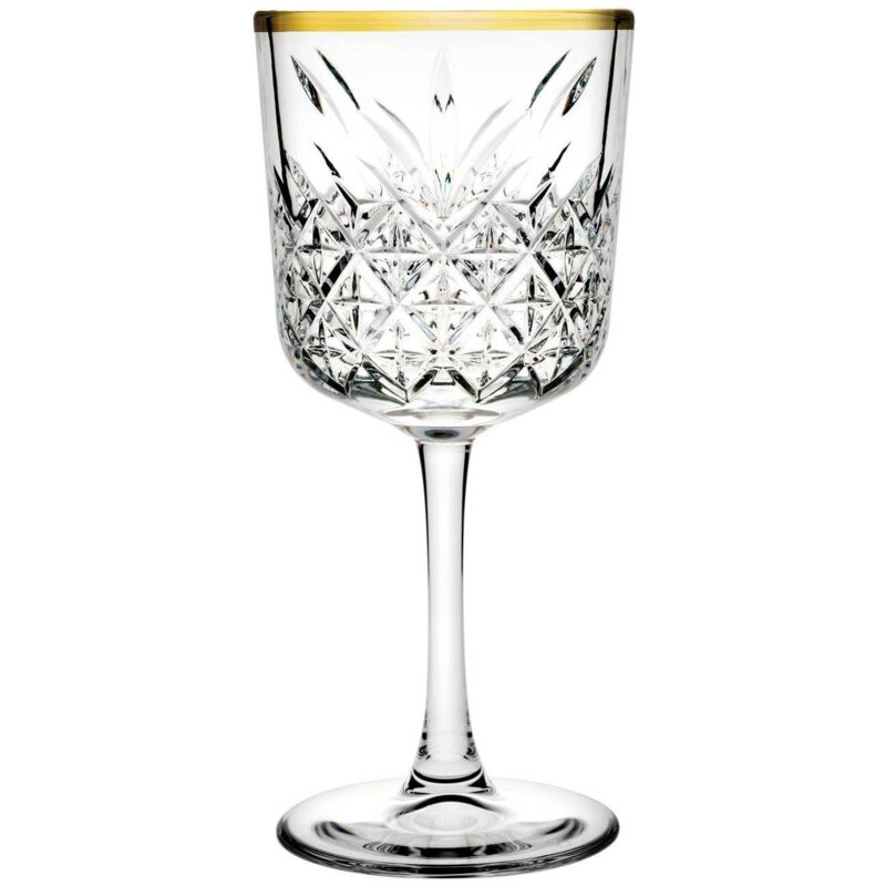 Zestaw kieliszków PASABAHCE Timeless Gold 330 ml (4 sztuki)