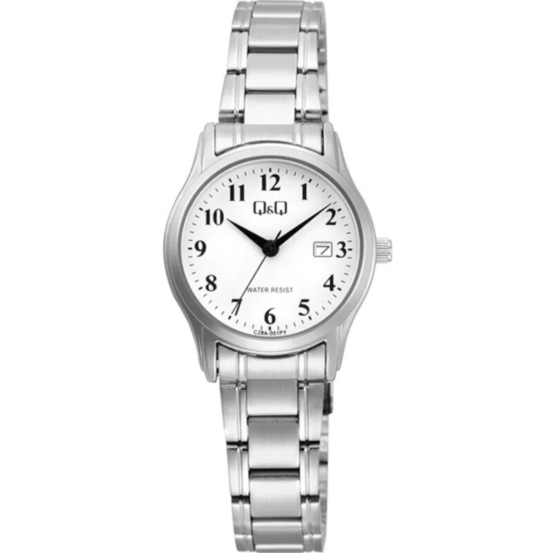 Zegarek Q&Q C28A-001PY Srebrny