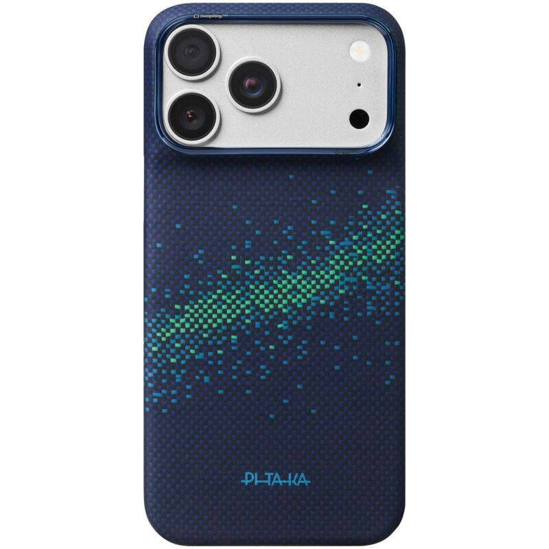 Etui PITAKA Edge Milky Way Galaxy 2.0 MagSafe do Apple iPhone 17 Pro Max/18 Pro Max Nearfield Blue