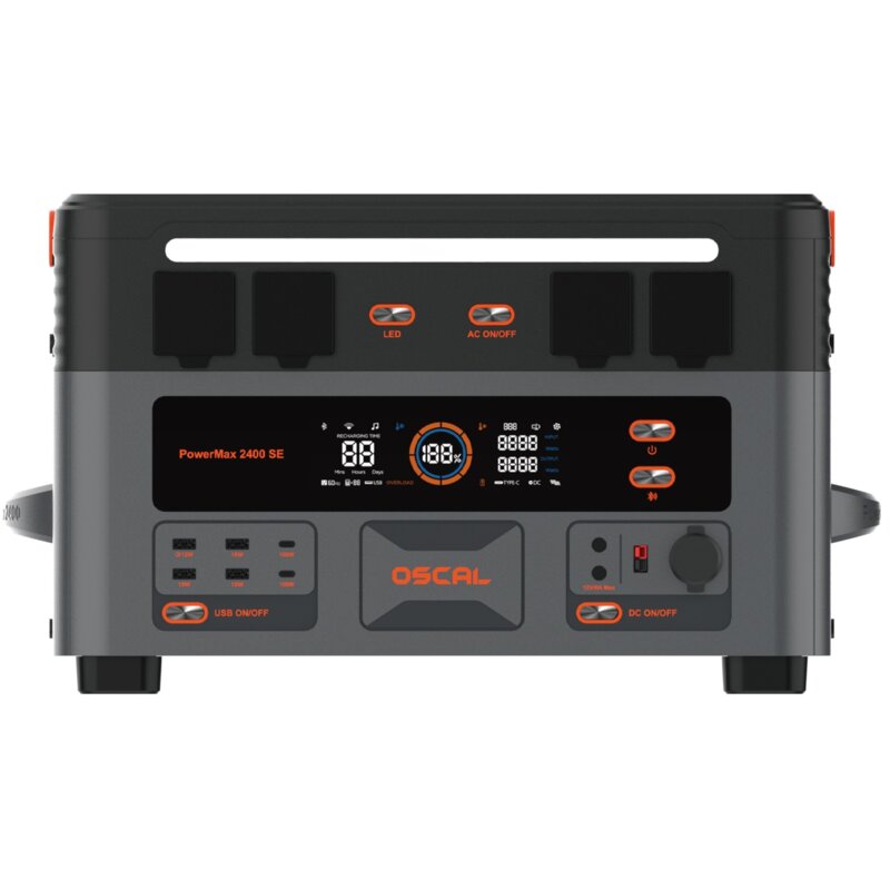 Stacja zasilania OSCAL Power Max 2400 SE 2400W Szary
