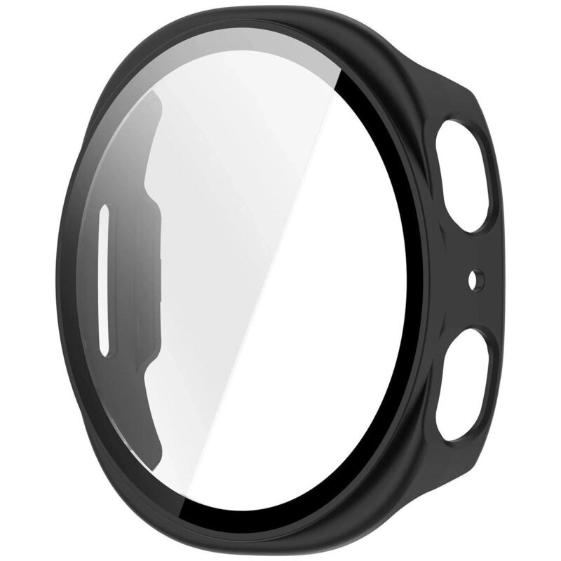 Bizon ze szkłem do Samsung Galaxy Watch 8 44 mm czarny
