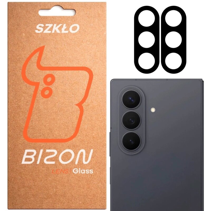 Szkło hartowane na obiektyw BIZON Glass Silk Lens do Samsung Galaxy Z Fold 8 Ultra (2 szt.)