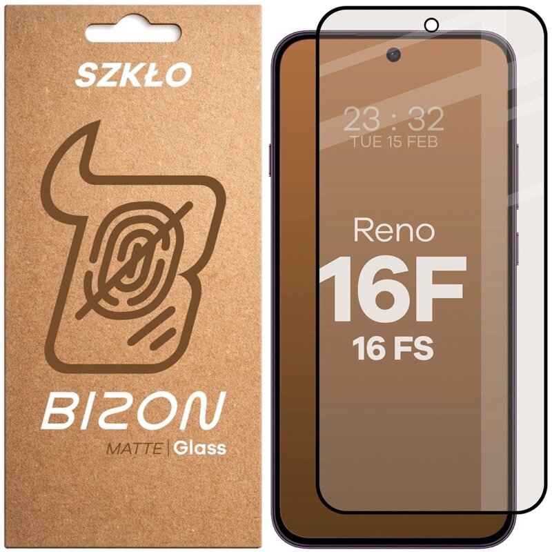 Szkło hartowane BIZON Glass Matte do Oppo Reno 16 F/16 FS 5G