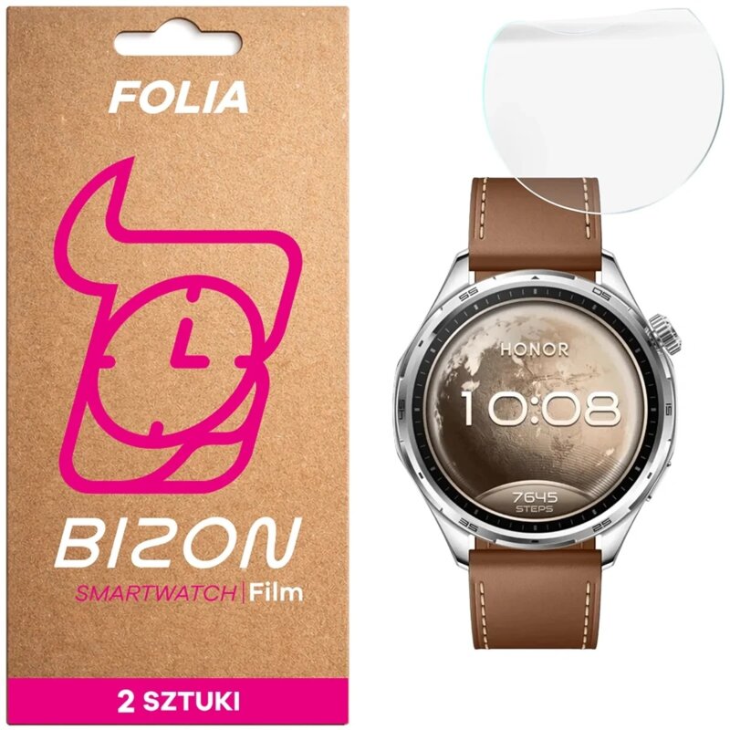 Folia ochronna BIZON Watch Film HydroGel do Honor Watch 6 (2 szt.)