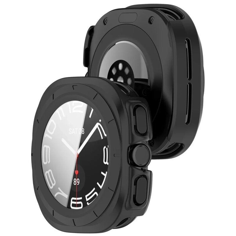 Etui BIZON Watch Adamo do Samsung Galaxy Watch Ultra 2 47mm (2026) Czarny (matowy)
