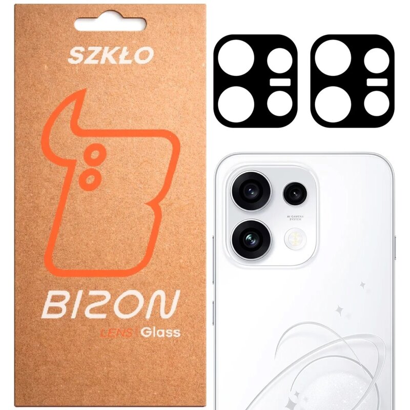 Szkło hartowane na obiektyw BIZON Glass Silk Lens do OPPO Reno 16 Pro 5G (2 szt.)