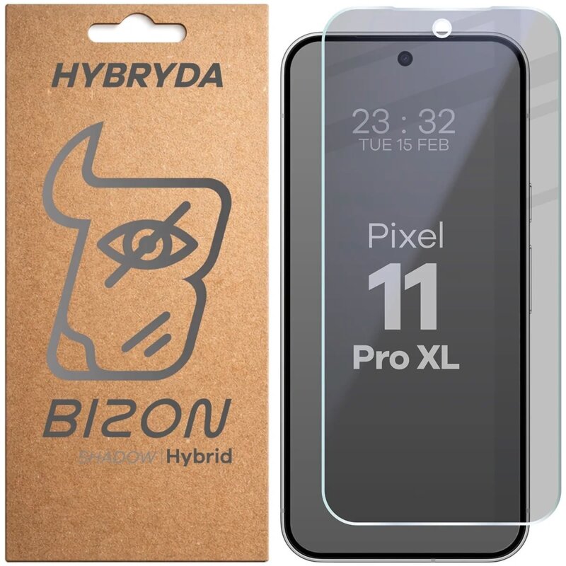Szkło prywatyzujące BIZON Hybrid Shadow do Google Pixel 11 Pro XL