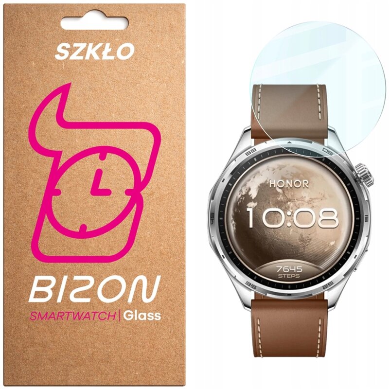 Szkło hartowane BIZON Watch Glass Clear do Honor Watch 6/6 Plus