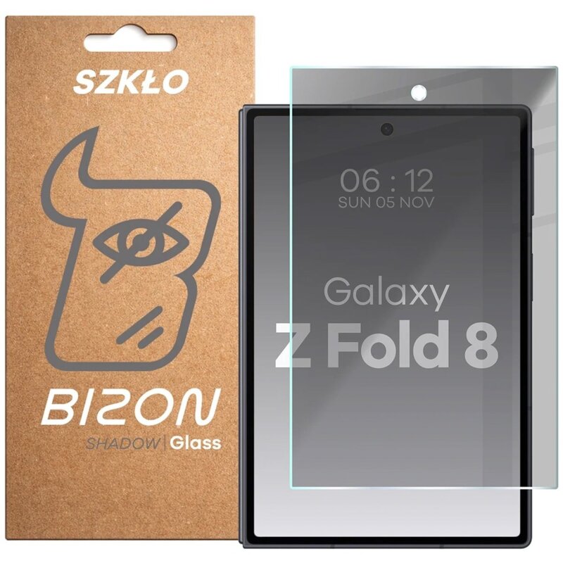 Szkło prywatyzujące BIZON Clear Shadow do Samsung Galaxy Z Fold 8