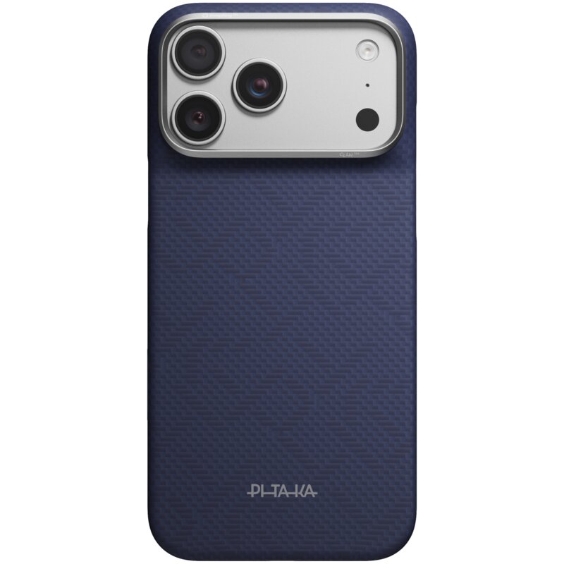 Etui PITAKA Edge Case PTK Weaving-Sapphire MagSafe do Apple iPhone 17 Pro Max/18 Pro Max Niebieski